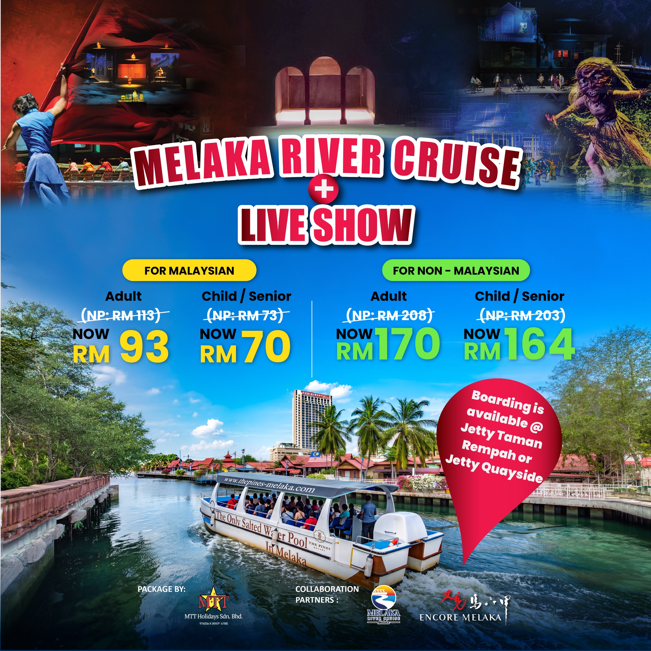 Melaka River Cruise + Show